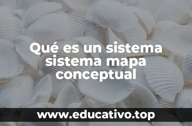 Qué es un sistema sistema mapa conceptual
