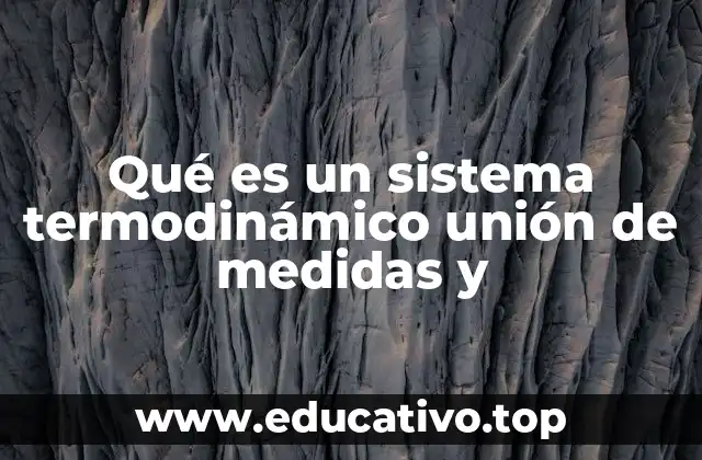 Cómo los sistemas termodinámicos se describen mediante magnitudes físicas y unidades estándar