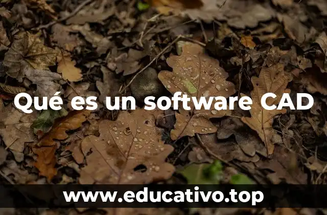 Qué es un software CAD
