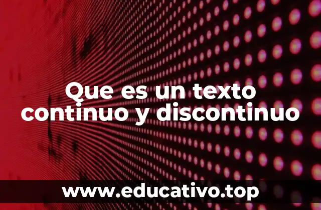 Tipos de textos y su organización visual