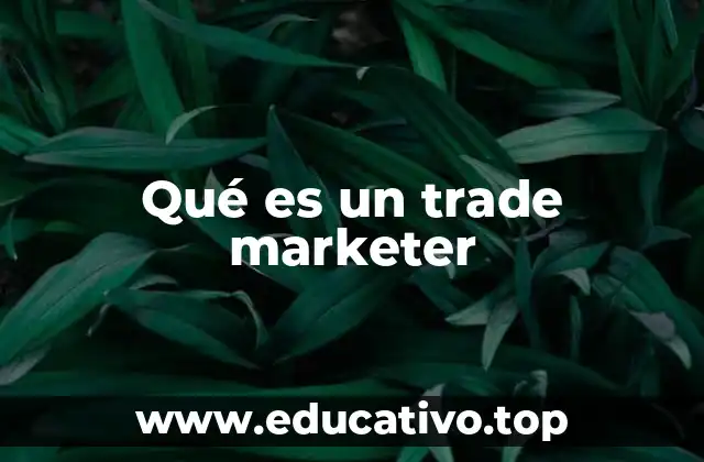 Qué es un trade marketer