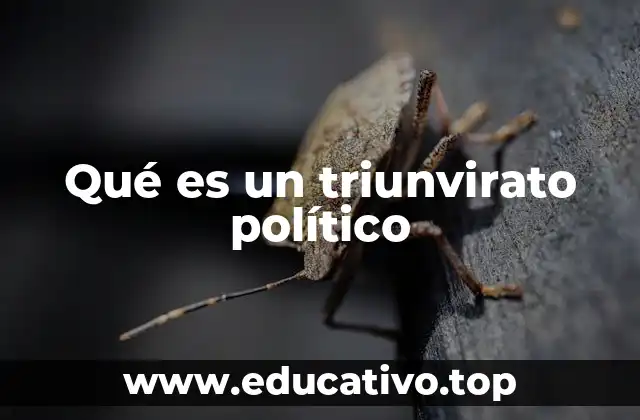 Qué es un triunvirato político
