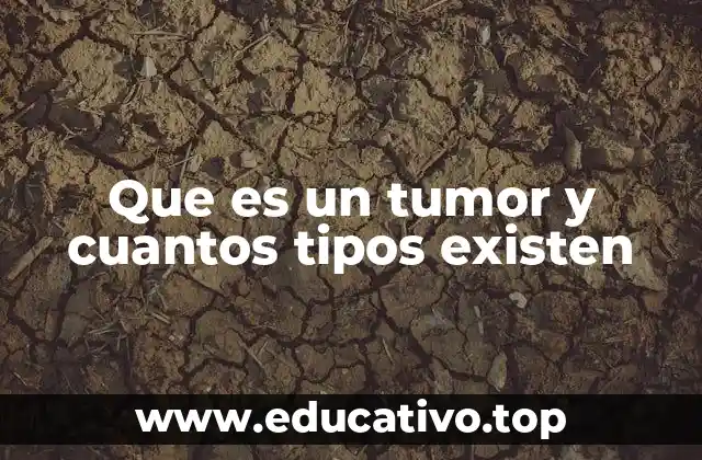 Que es un tumor y cuantos tipos existen