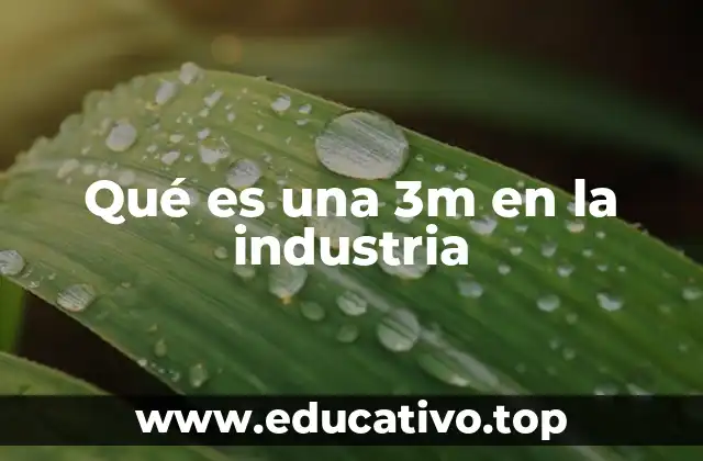 Qué es una 3m en la industria
