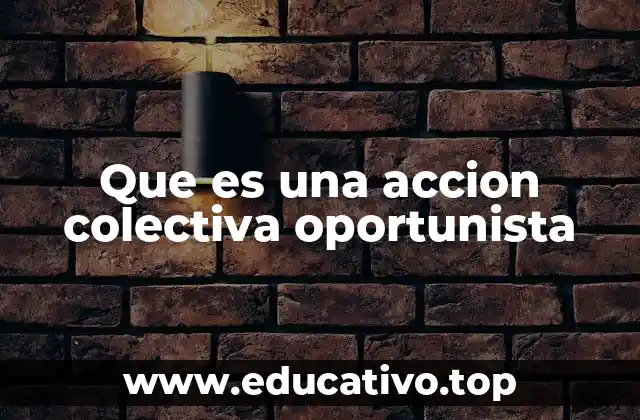 La dinámica de la acción colectiva en grupos no regulados