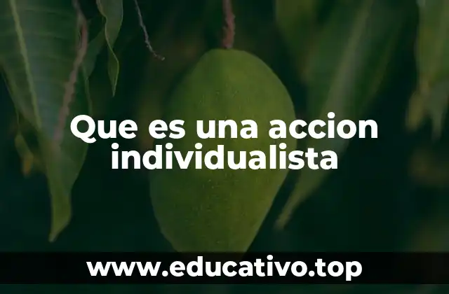 El rol del individualismo en la sociedad moderna