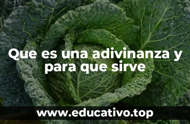 Que es una adivinanza y para que sirve