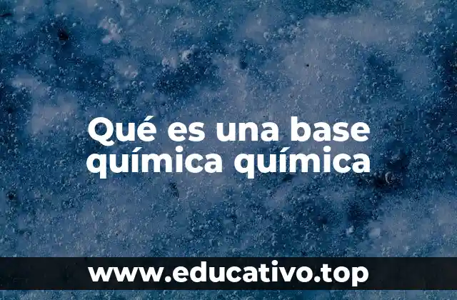 Características y propiedades de las bases