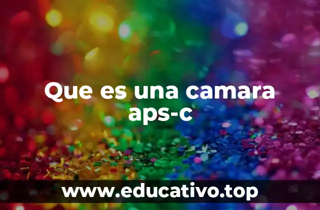 Que es una camara aps-c