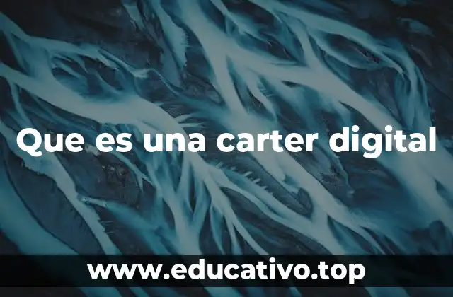 Que es una carter digital