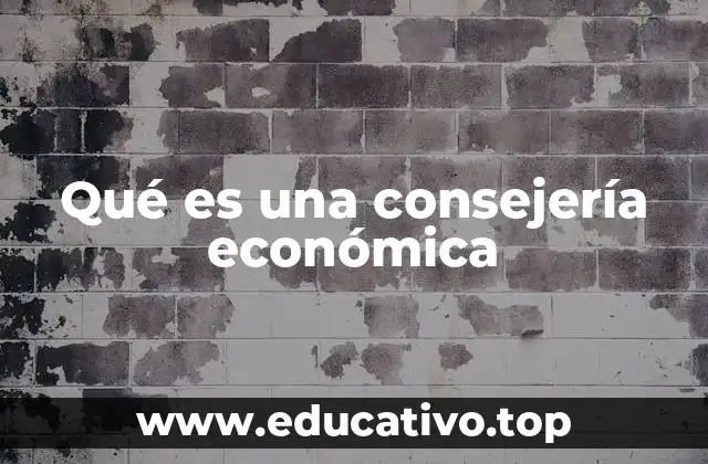 Qué es una consejería económica