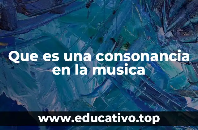 Que es una consonancia en la musica