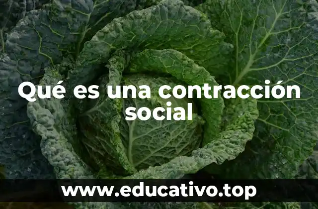 Qué es una contracción social
