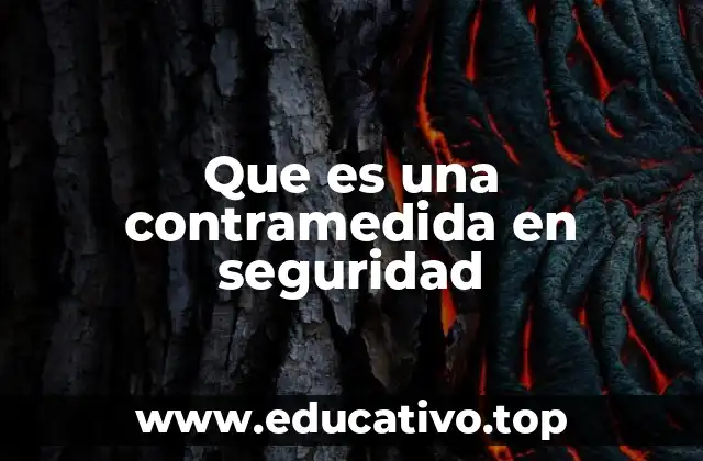 Que es una contramedida en seguridad