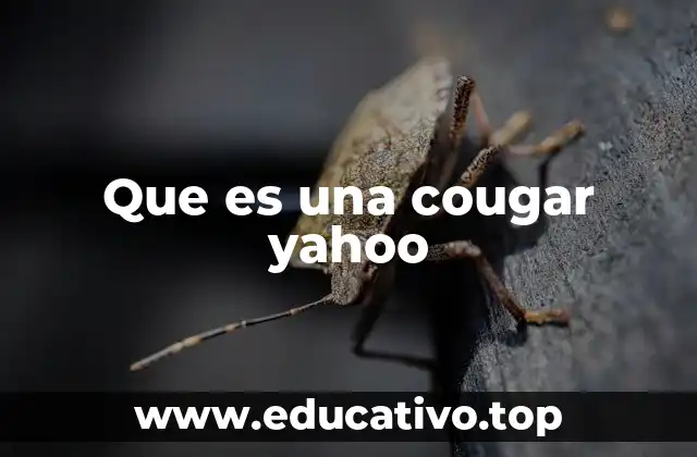 Que es una cougar yahoo