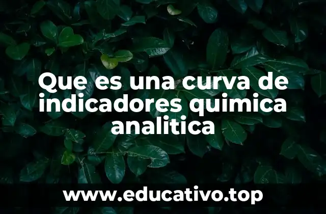 Que es una curva de indicadores quimica analitica