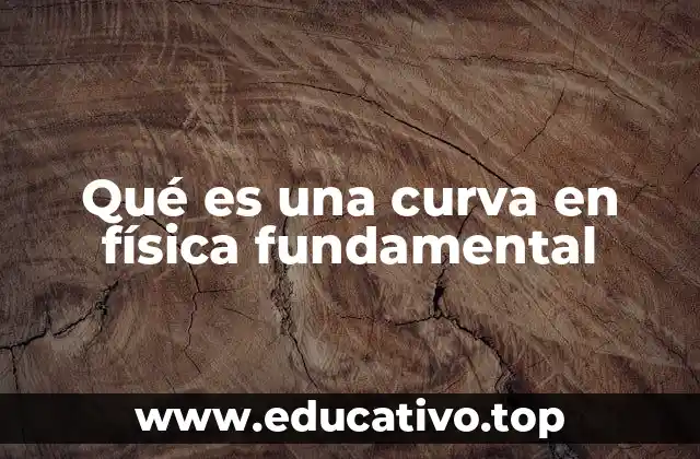 Qué es una curva en física fundamental