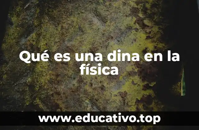 Qué es una dina en la física