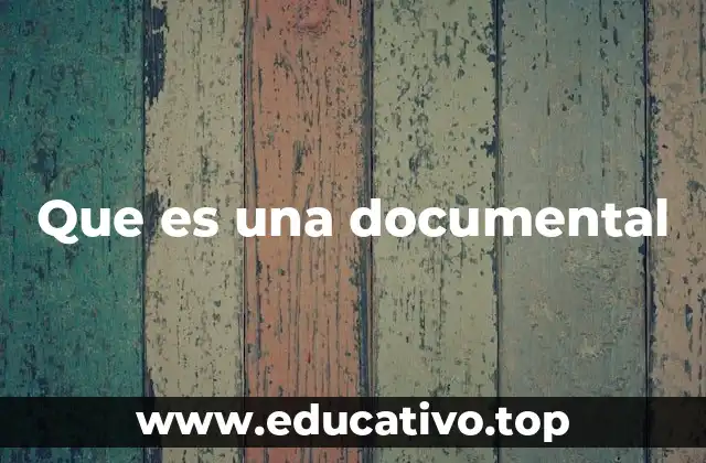 Que es una documental