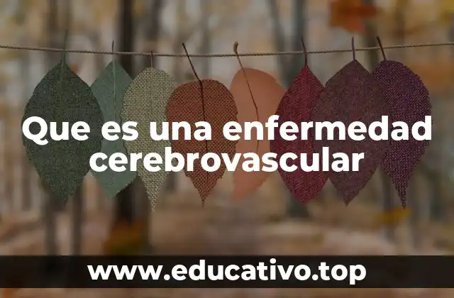Que es una enfermedad cerebrovascular
