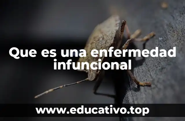Que es una enfermedad infuncional