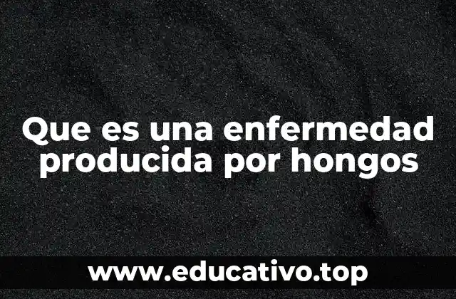 Que es una enfermedad producida por hongos