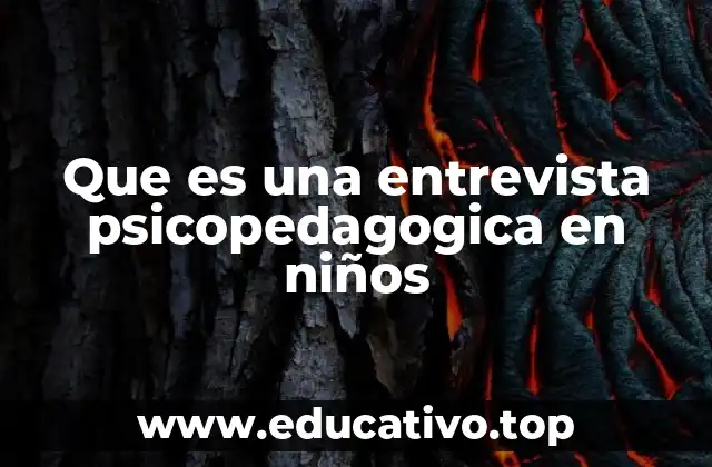 El rol del psicopedagogo en la evaluación del niño