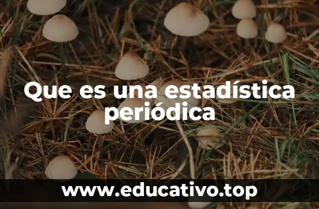 Que es una estadística periódica