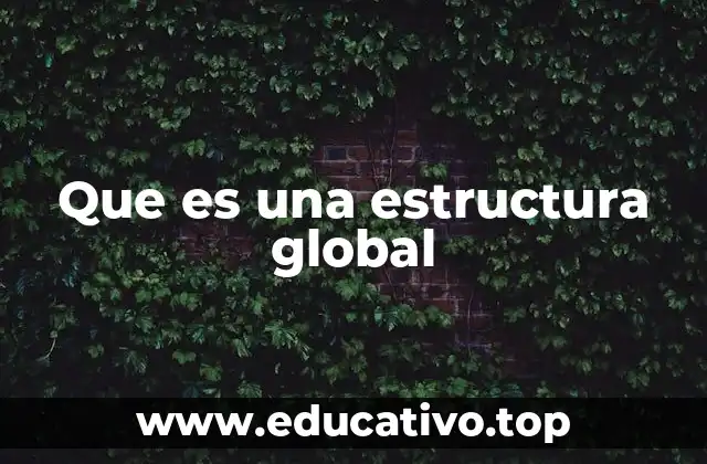 Que es una estructura global