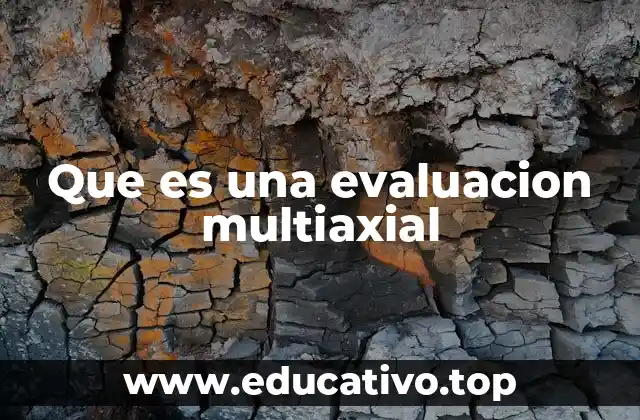 Que es una evaluacion multiaxial