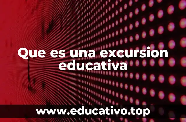 La importancia de las salidas escolares en el desarrollo del estudiante
