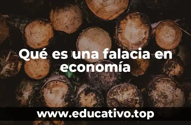 Qué es una falacia en economía