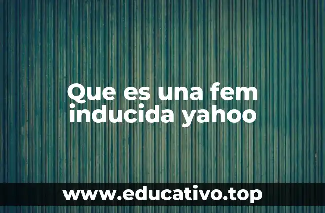 Que es una fem inducida yahoo