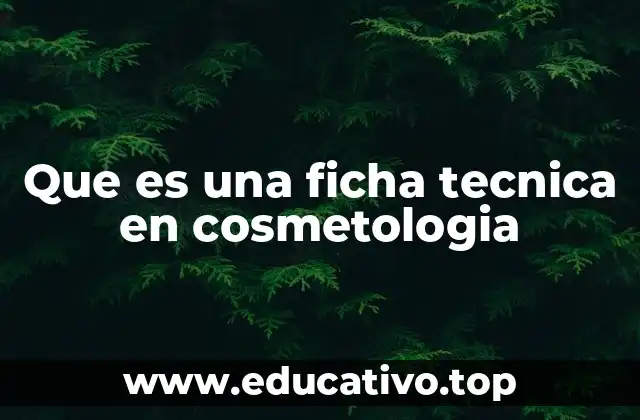 La importancia de la ficha técnica en la práctica profesional