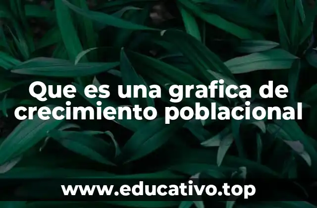 Que es una grafica de crecimiento poblacional