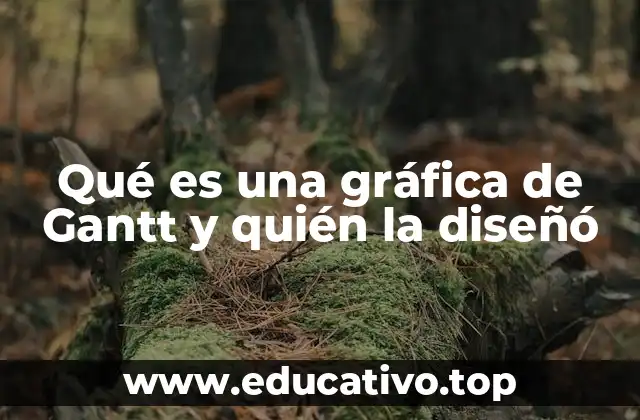 Qué es una gráfica de Gantt y quién la diseñó