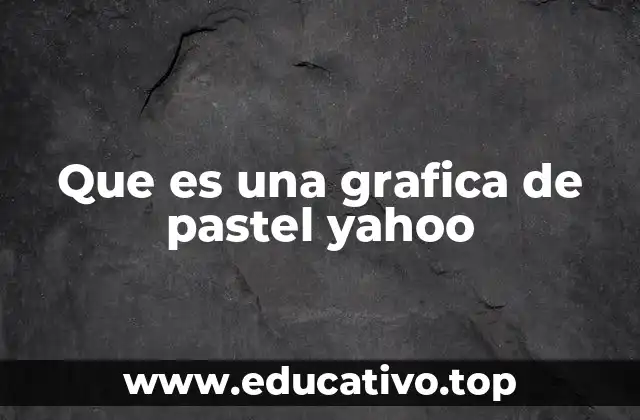Que es una grafica de pastel yahoo