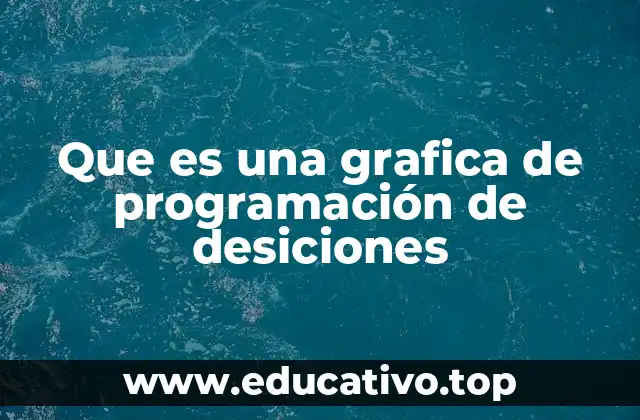 Que es una grafica de programación de desiciones
