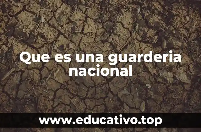 Que es una guarderia nacional