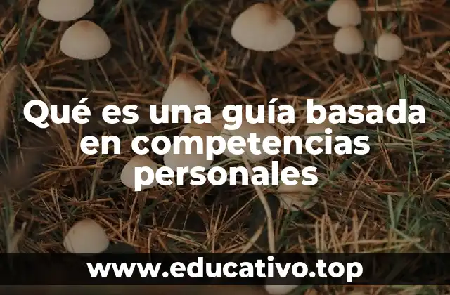 Qué es una guía basada en competencias personales
