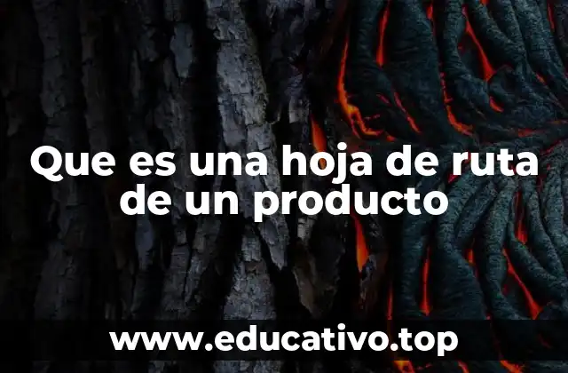 Que es una hoja de ruta de un producto