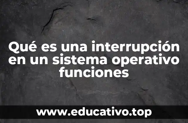 La gestión del flujo de ejecución en el núcleo del sistema operativo