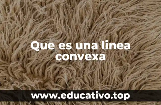 Que es una linea convexa