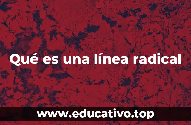 Propiedades geométricas de la línea radical