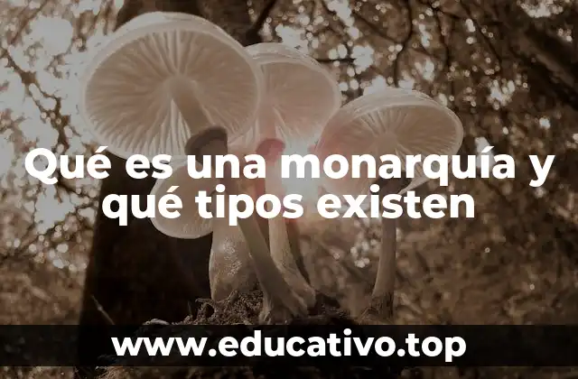 Qué es una monarquía y qué tipos existen