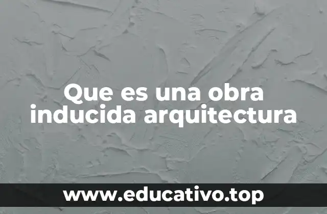 La relación entre el entorno y la obra inducida