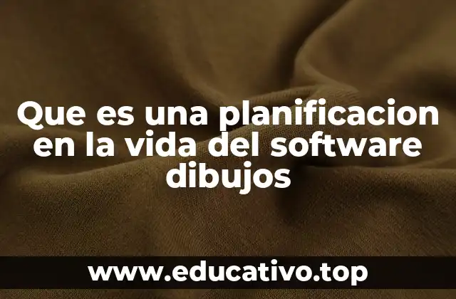 Que es una planificacion en la vida del software dibujos