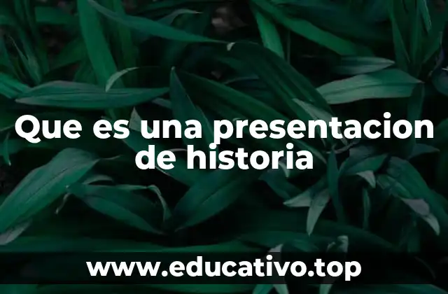 Cómo organizar una presentación histórica sin mencionar directamente la palabra clave