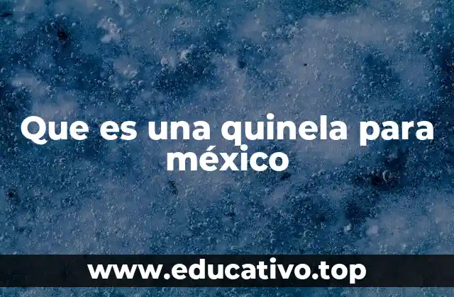Cómo funciona la quinela en la cultura mexicana