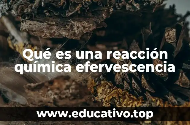 Características de las reacciones efervescentes